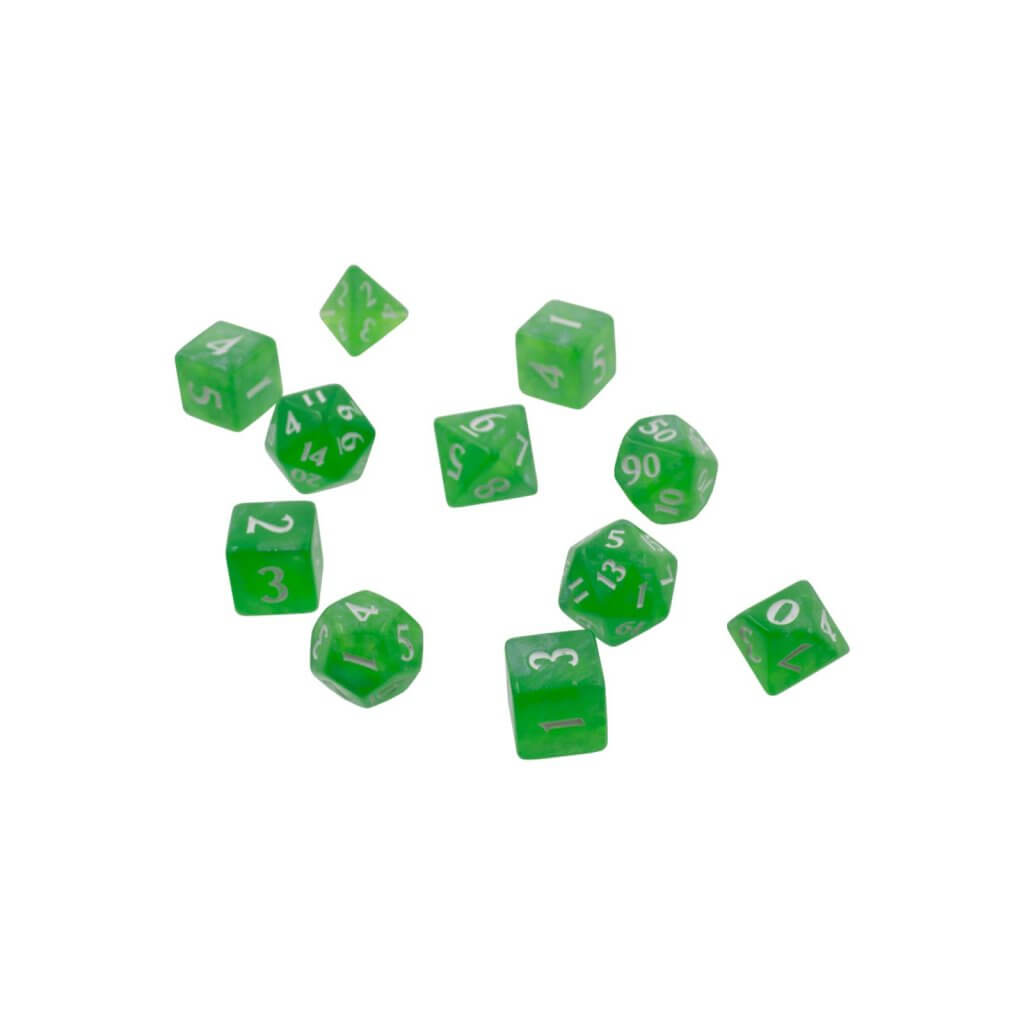 ULTRA PRO Eclipse 11 Dice Set: Lime Green