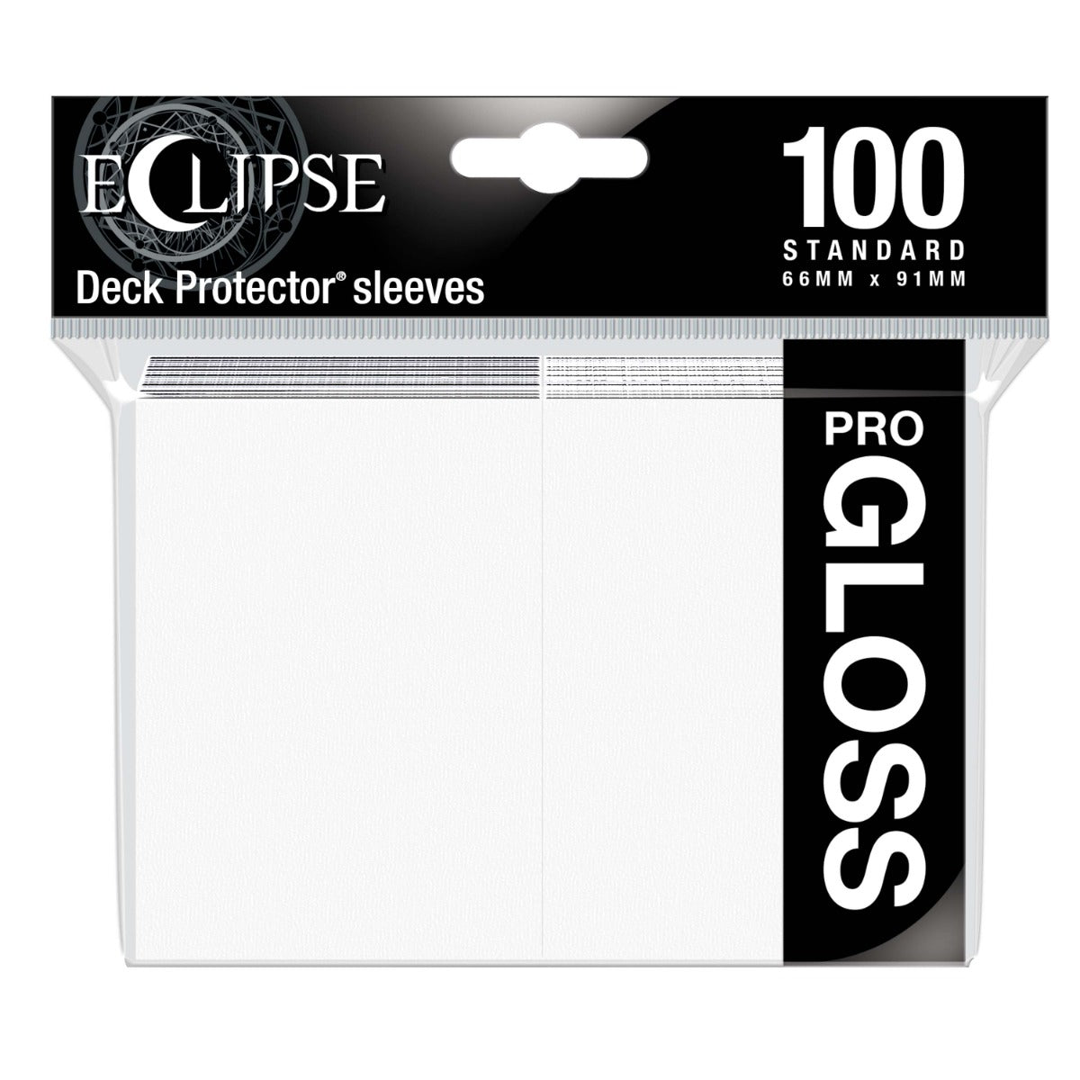 Eclipse Gloss Standard Sleeves 100 pack Arctic White