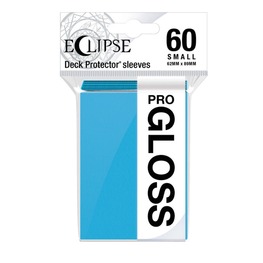 Eclipse Gloss Small Sleeves 60 pack Sky Blue