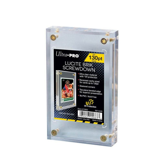 ULTRA PRO Card Holder - Lucite Brik UV 130pt Screwdown