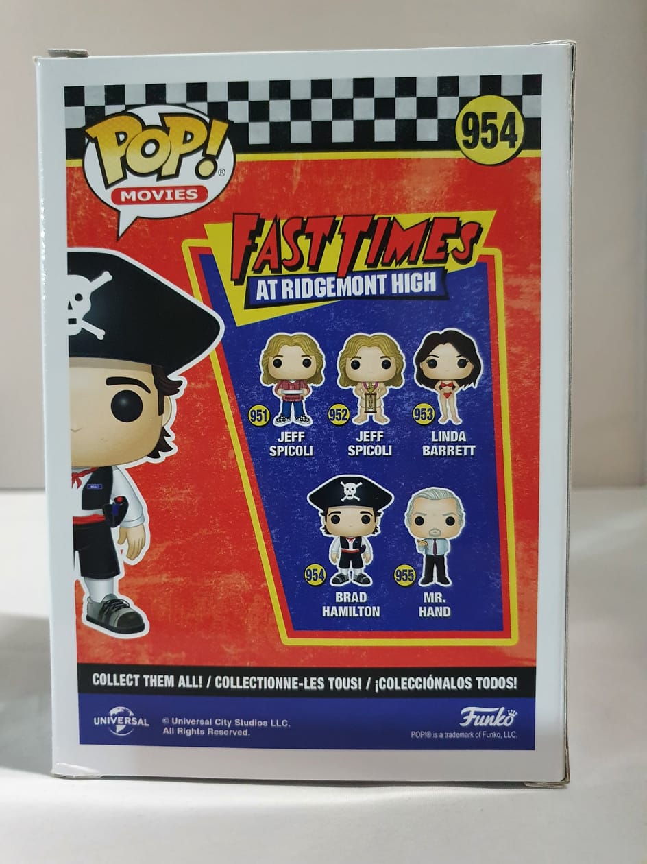 Fast Times At Ridgemont High - Brad Hamilton Signed Pop! Vinyl #954