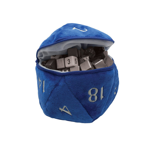 Dungeons & Dragons D20 Plush Dice Bag Blue