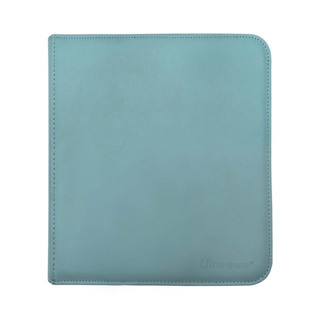 ULTRA PRO Binder - 12 pocket Zippered PRO Binder- Light Blue