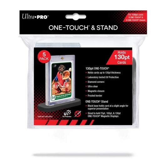 ULTRA PRO ONE TOUCH STAND- 130pt One Touch & Stand 5PK