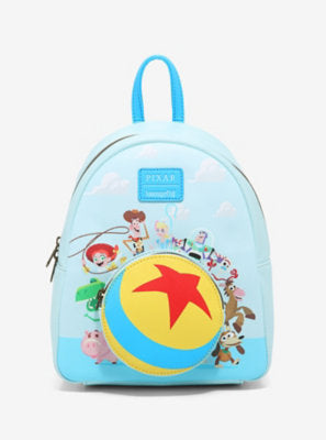 Loungefly Disney Pixar Toy Story Group & Luxo Ball Mini Backpack