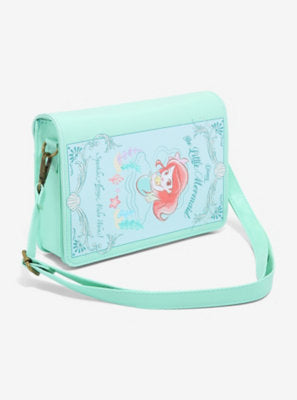 Loungefly Disney The Little Mermaid Chibi Ariel Book Crossbody Bag