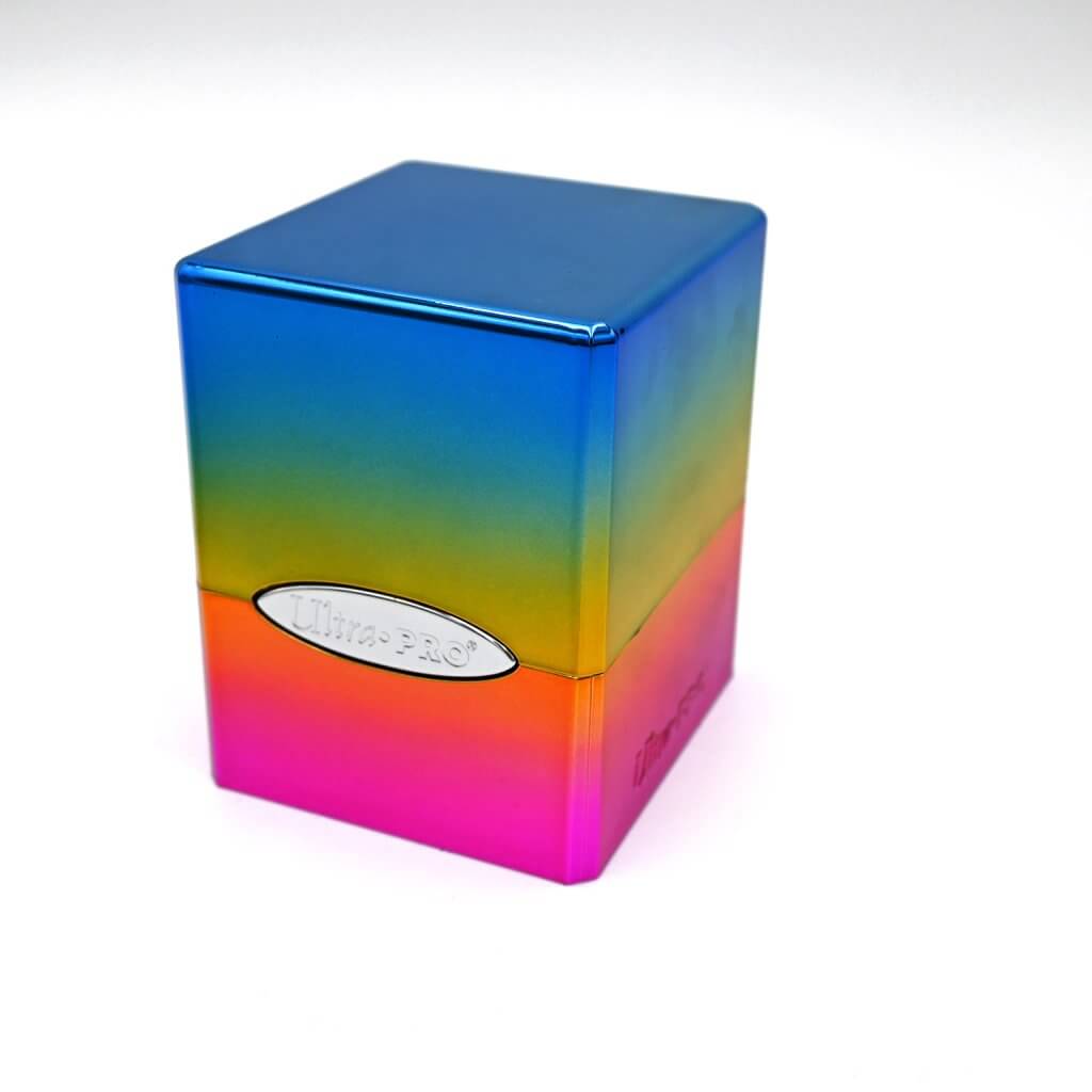 ULTRA PRO DECK BOX Satin Cube - Rainbow