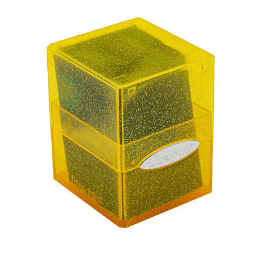 ULTRA PRO Deck Box Satin Cube Glitter - Yellow