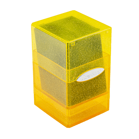 ULTRA PRO Deck Box Satin Tower Glitter - Yellow