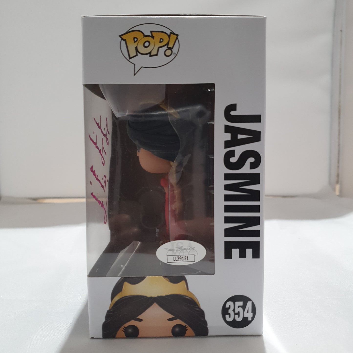 Aladdin - Jasmine #354 Signed Pop! Vinyl