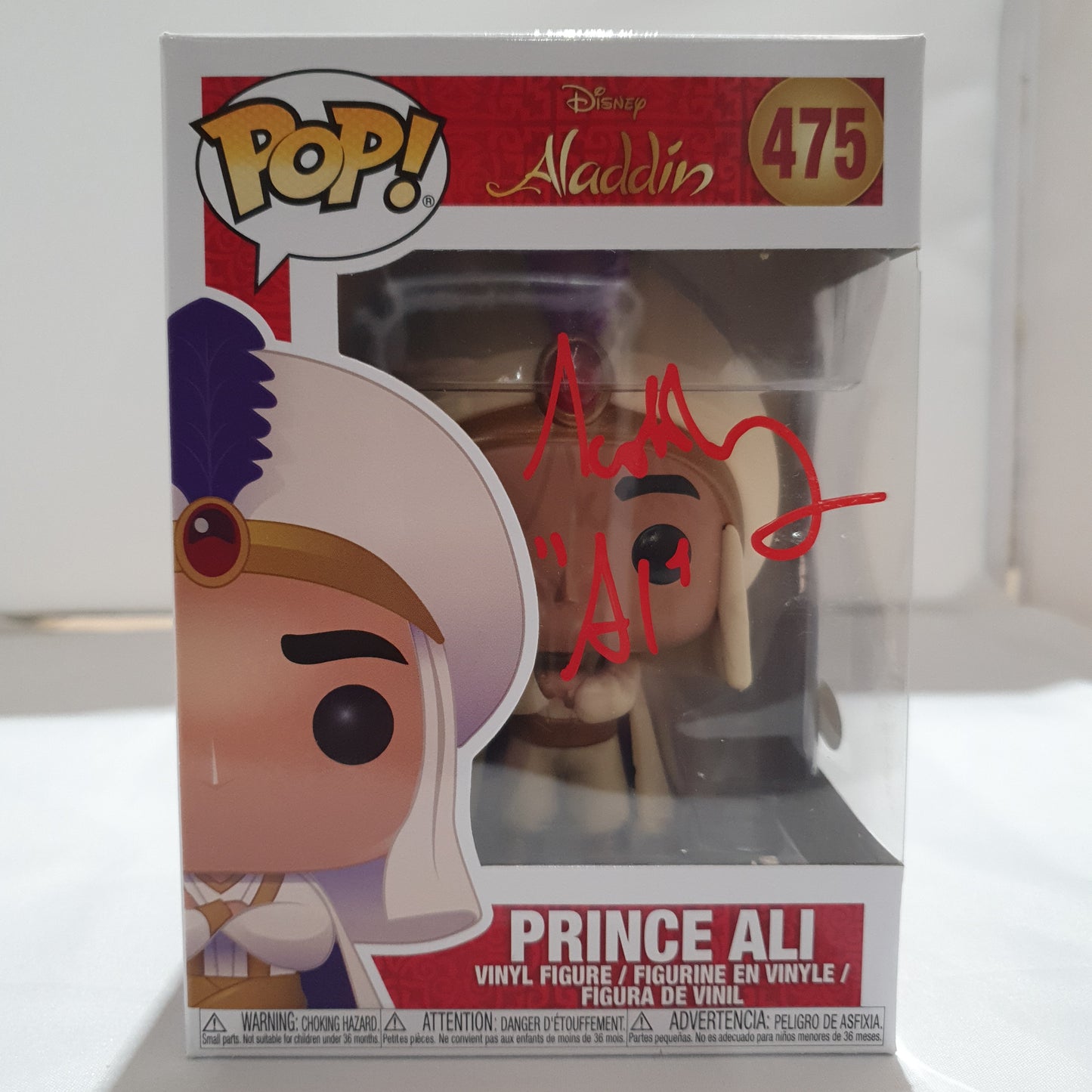 Aladdin - Prince Ali #475 Signed Pop! Vinyl