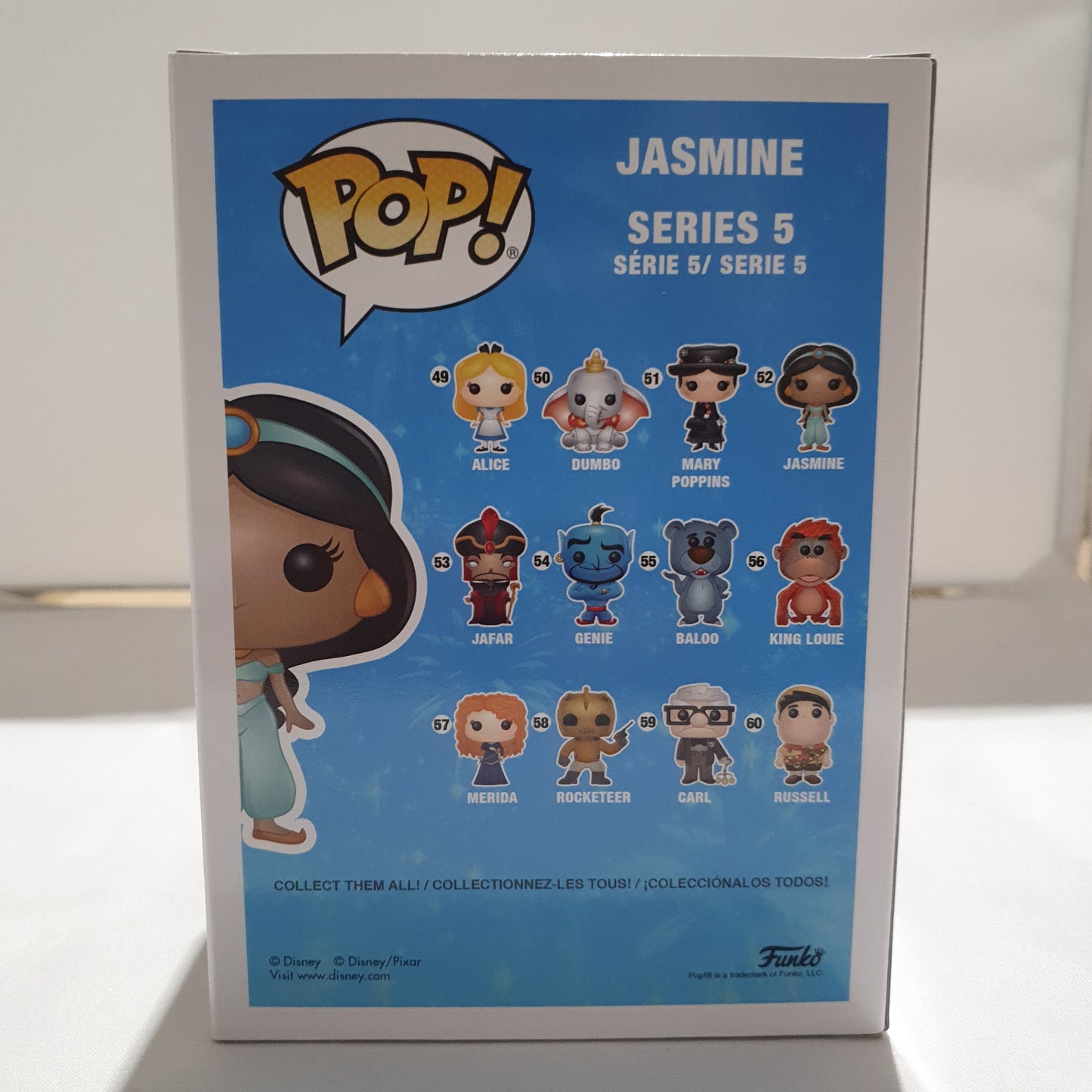 Aladdin - Jasmine #52 Signed Pop! Vinyl