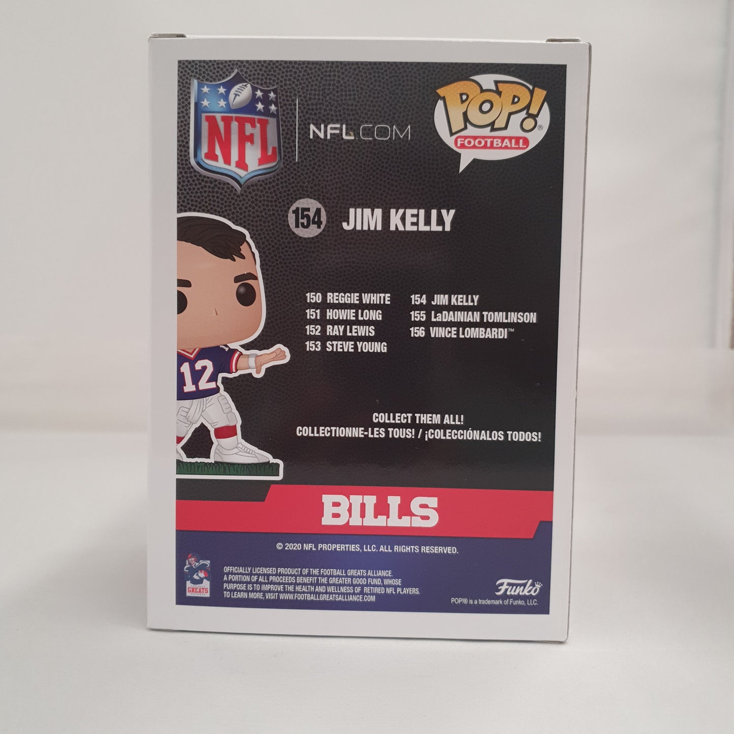 NFL - Jim Kelly #154 Signed Pop! Vinyl