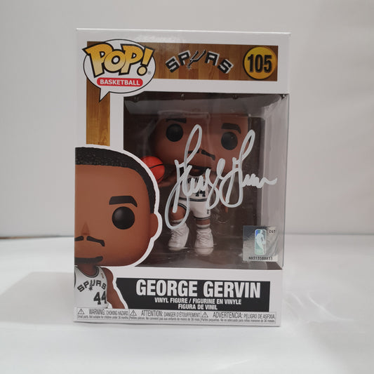 NBA Spyas - George Gervin #105 Signed Pop! Vinyl