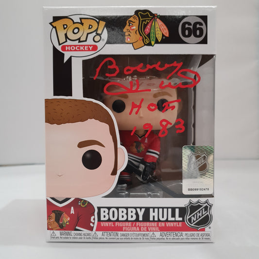 Hockey - Bobby Hull #66 Signed Pop! Vinyl