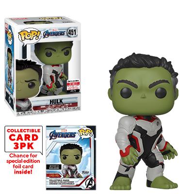 Hulk (Quantum Realm Suit) - Marvel Avengers (Collectible Cards) Entertainment Earth Stickered Pop! Vinyl #451 - Ozzie Collectables