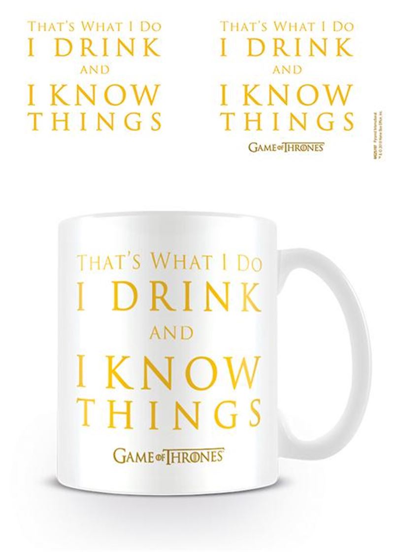 Game Of Thrones - Drink And Know Things Mugs
