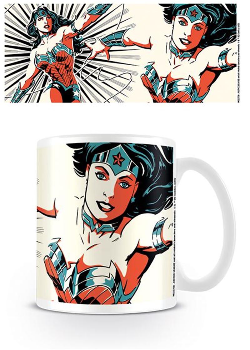 DC Comics - Justice League Wonder Woman Colour Mugs