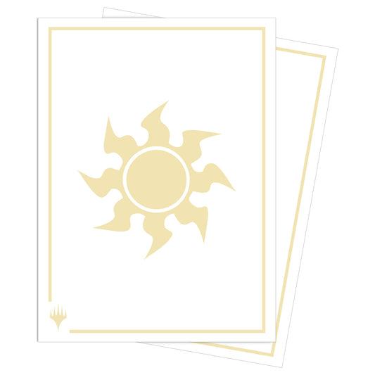 Mana 8 - 105ct Apex Deck Protector sleeves - Plains for Magic: The Gathering