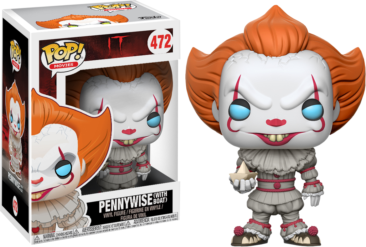 It (2017) - Pennywise (with Boat) Pop! Vinyl - Ozzie Collectables