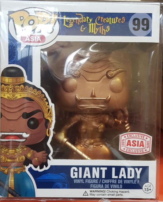 Giant Lady (Gold) - Legendary Creatures & Myths POP! Asia Exclusive Vinyl - Ozzie Collectables