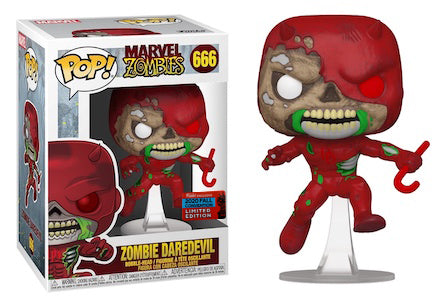 Marvel  Zombies - Zombie Daredevil New York Comic Con Exclusive POP! Vinyl #666