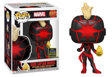 Marvel - Dark Captain Marvel SDCC 2020 Exclusive Pop! Vinyl - Ozzie Collectables