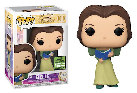 Beauty and the Beast 30th Anniversary - Belle in Green Dress w/ Book ECCC 2021 Spring Convention Exclusive Pop! Vinyl #1010