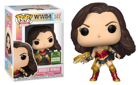 Wonder Woman: 1984 - Wonder Woman with Tiara Boomerang ECCC 2021 Spring Convention Exclusive Metallic Pop! Vinyl