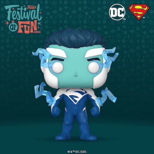 Superman - Superman (Blue) Wizard Festival of Fun Fall Convention 2021 Exclusive Pop! Vinyl