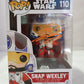 Star Wars Episode VII: The Force Awakens - Snap Wexley #110 Signed Pop! Vinyl