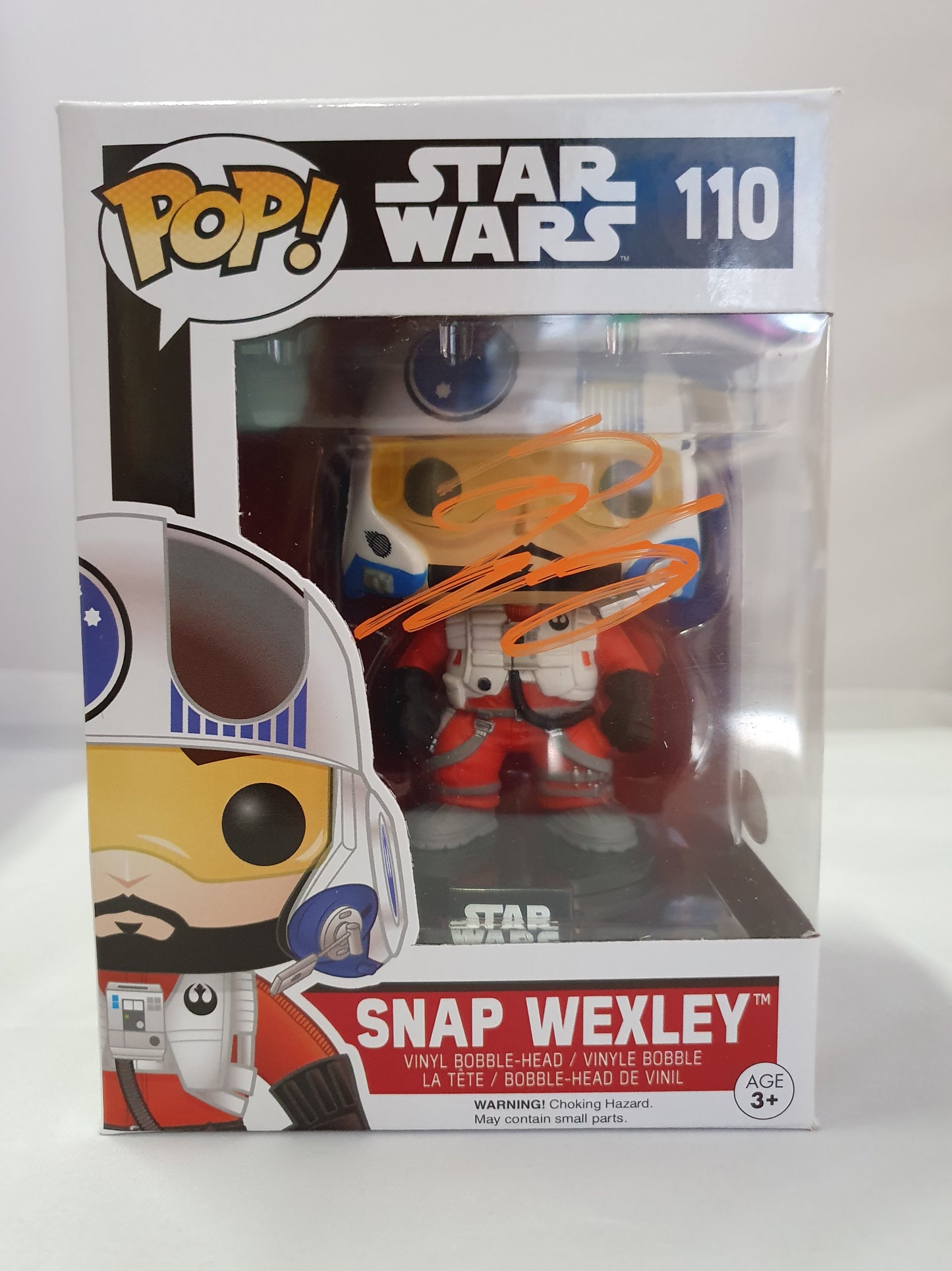 Star Wars Episode VII: The Force Awakens - Snap Wexley #110 Signed Pop! Vinyl