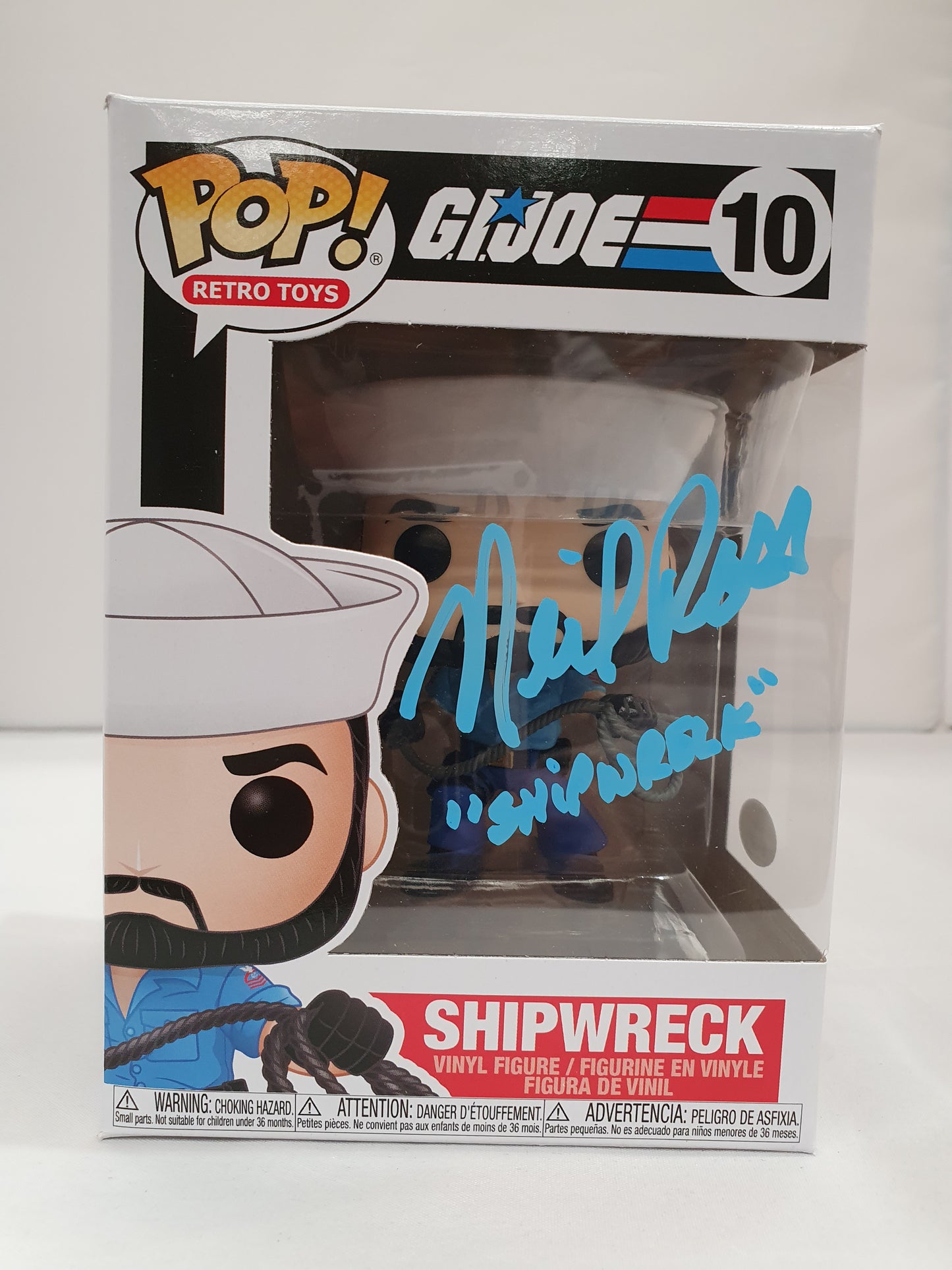 G.I.Joe - Shipwreck  #10 Signed Pop! Vinyl