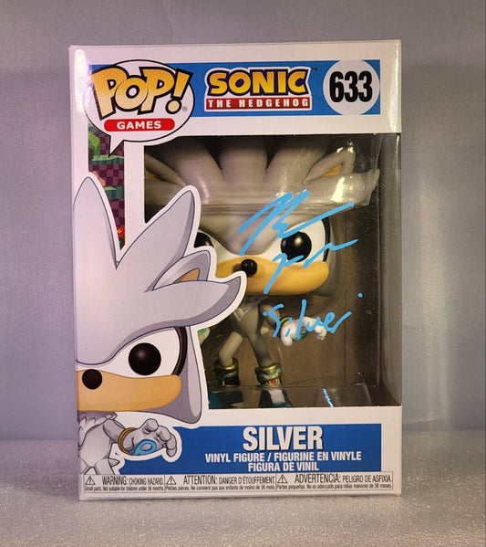 Sonic the Hedgehog - Silver #633 Signed POP! Vinyl