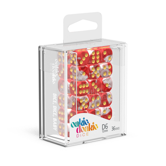 Oakie Doakie Dice D6 12 mm Gemi - Red Sky (36) - Ozzie Collectables