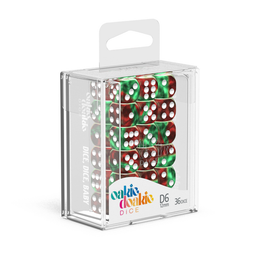 Oakie Doakie Dice D6 12 mm Gemi - Bloody Jungle (36) - Ozzie Collectables