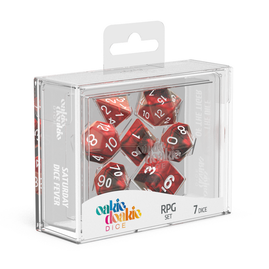 Oakie Doakie Dice RPG Set GemiDice - Vampire (7) - Ozzie Collectables