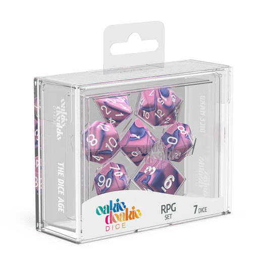 Oakie Doakie Dice RPG Set GemiDice - Venus (7) - Ozzie Collectables