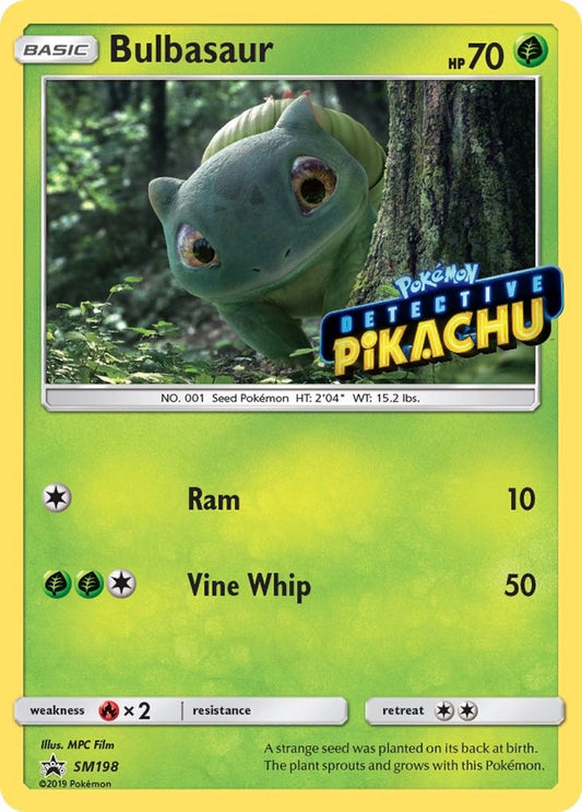 Bulbasaur - SM198 (Detective Pikachu Stamped)