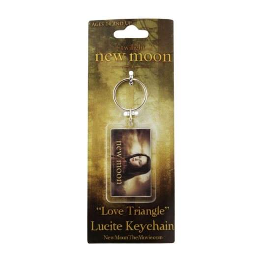 The Twilight Saga: New Moon - Lucite Keychain Love Triangle