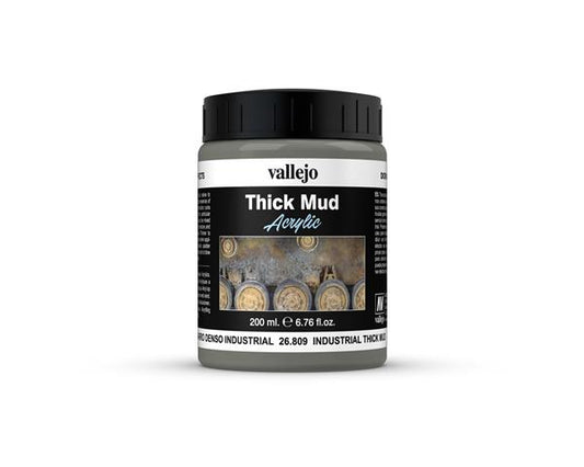 Vallejo Diorama Effects Industrial Thick Mud 200ml - Ozzie Collectables