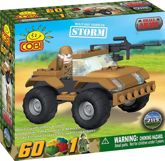 Small Army - 60 Piece Storm Military Vehicle Construction Set - Ozzie Collectables