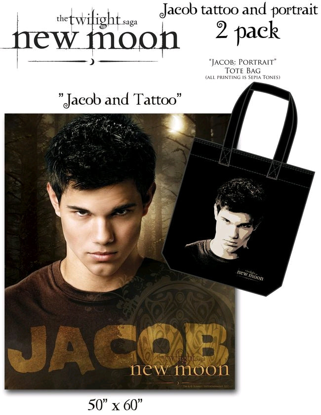 The Twilight Saga: New Moon - Tote & Fleece 2-Pack Jacob Tattoo - Ozzie Collectables