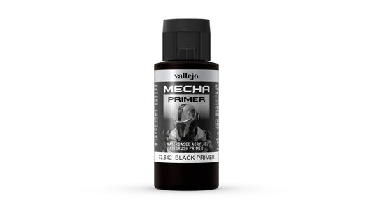 Vallejo Mecha Colour Black Primer 60ml - Ozzie Collectables
