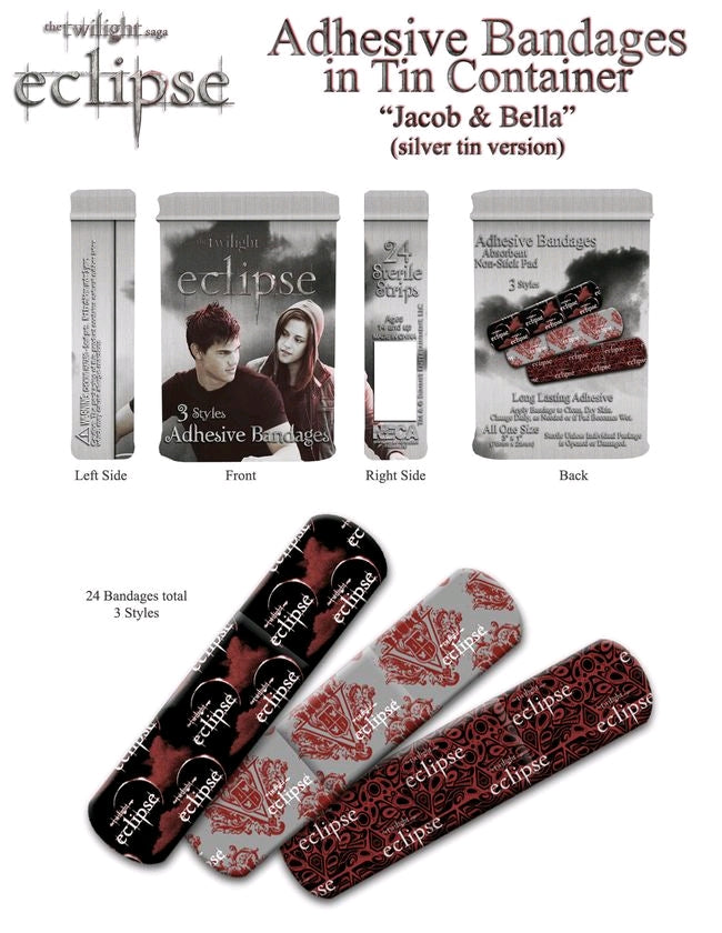 The Twilight Saga: Eclipse - Adhesive Bandages in Tin Jacob & Bella S - Ozzie Collectables