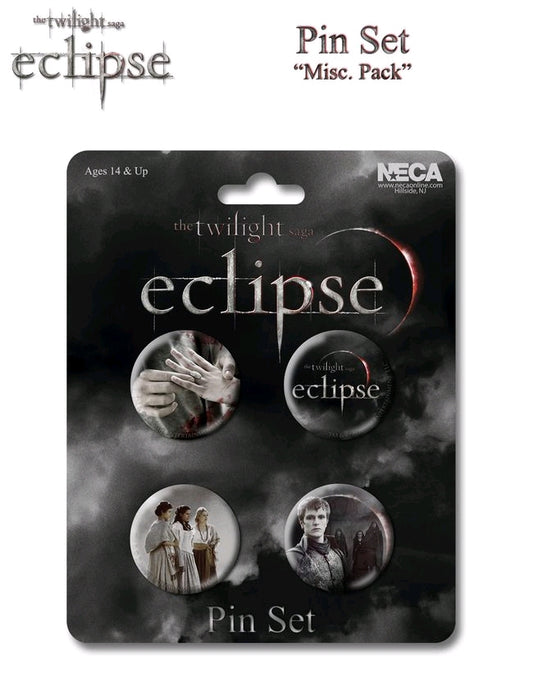 The Twilight Saga: Eclipse - Pin Set Of 4 Misc Pack - Ozzie Collectables