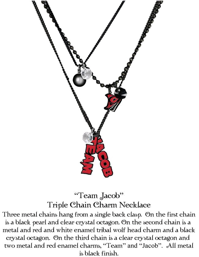 The Twilight Saga: Eclipse - Jewellery Necklace Triple Charm TJ - Ozzie Collectables