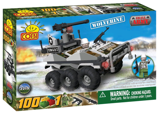 Small Army - 100 Piece Wolverine Military Vehicle Construction Set - Ozzie Collectables