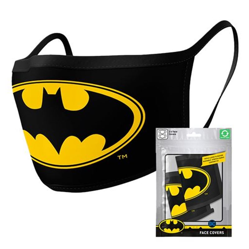 DC Comics - Batman Logo Mask 2pack Facemask Pyr