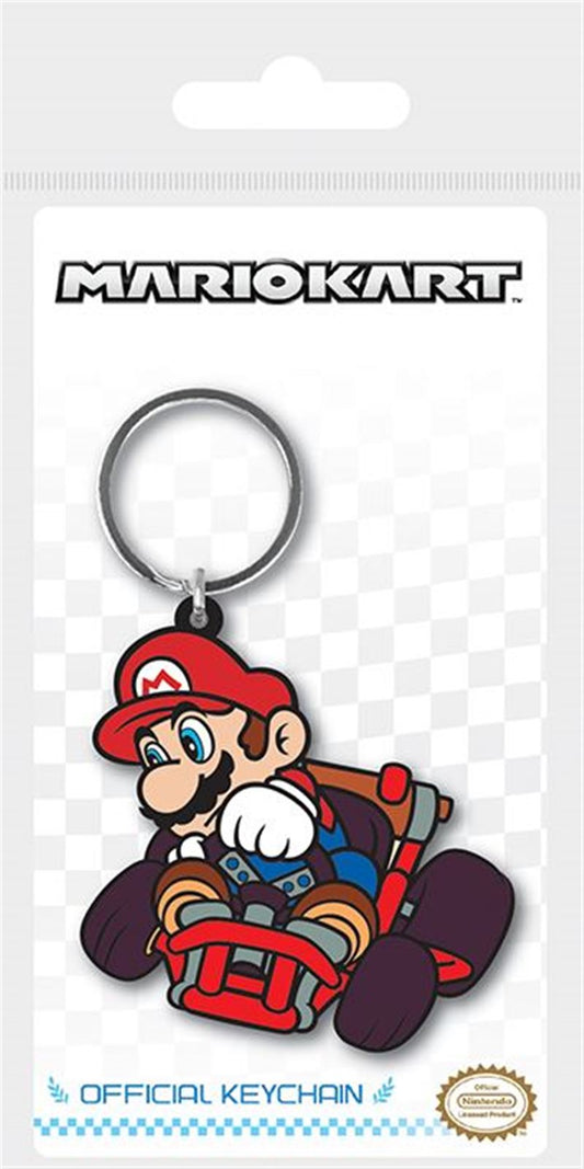 Super Mario - Mario Drift - Rubber Keyring